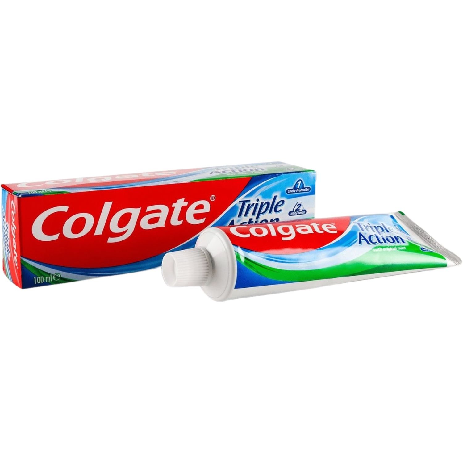 Зубна паста Colgate Triple Action Original Mint 125 мл - фото 2