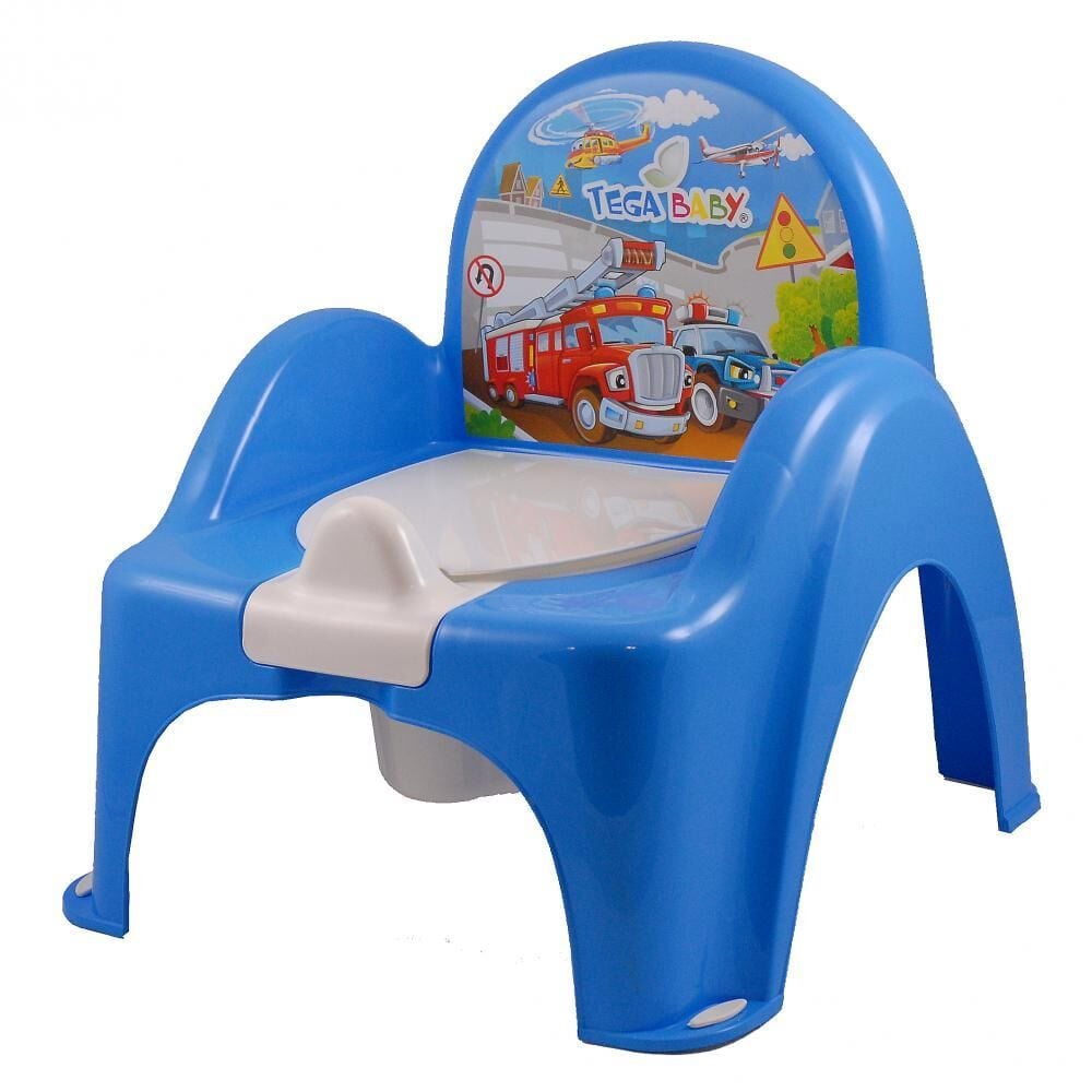 Горшок-стульчик Теga Авто, синий (CS-007-120) - фото 1