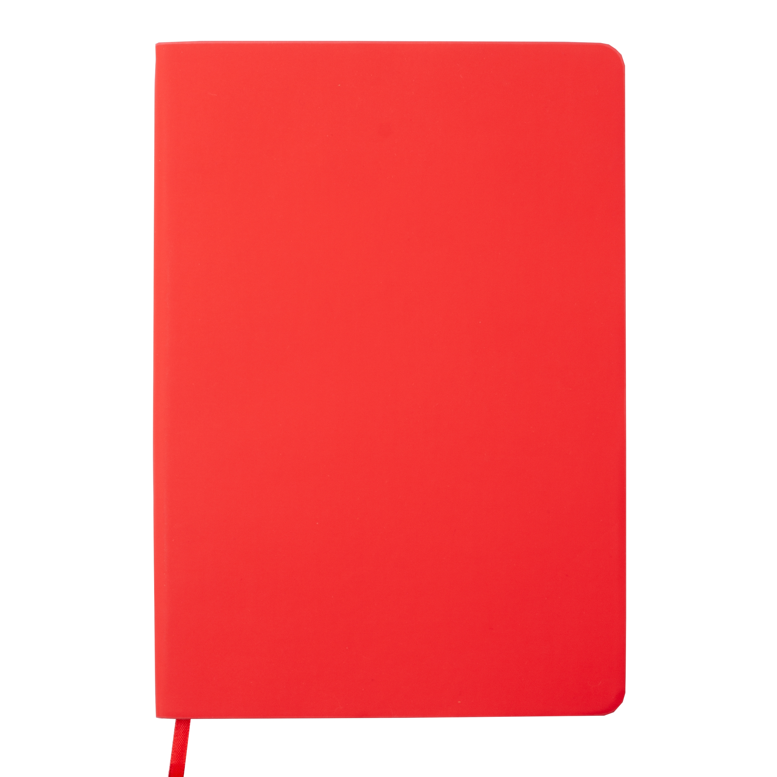 Блокнот деловой Buromax Logo2U Touch Me А5 96 л. в клеточку обложка из искусственной кожи красный (BM.295102-05) - фото 1