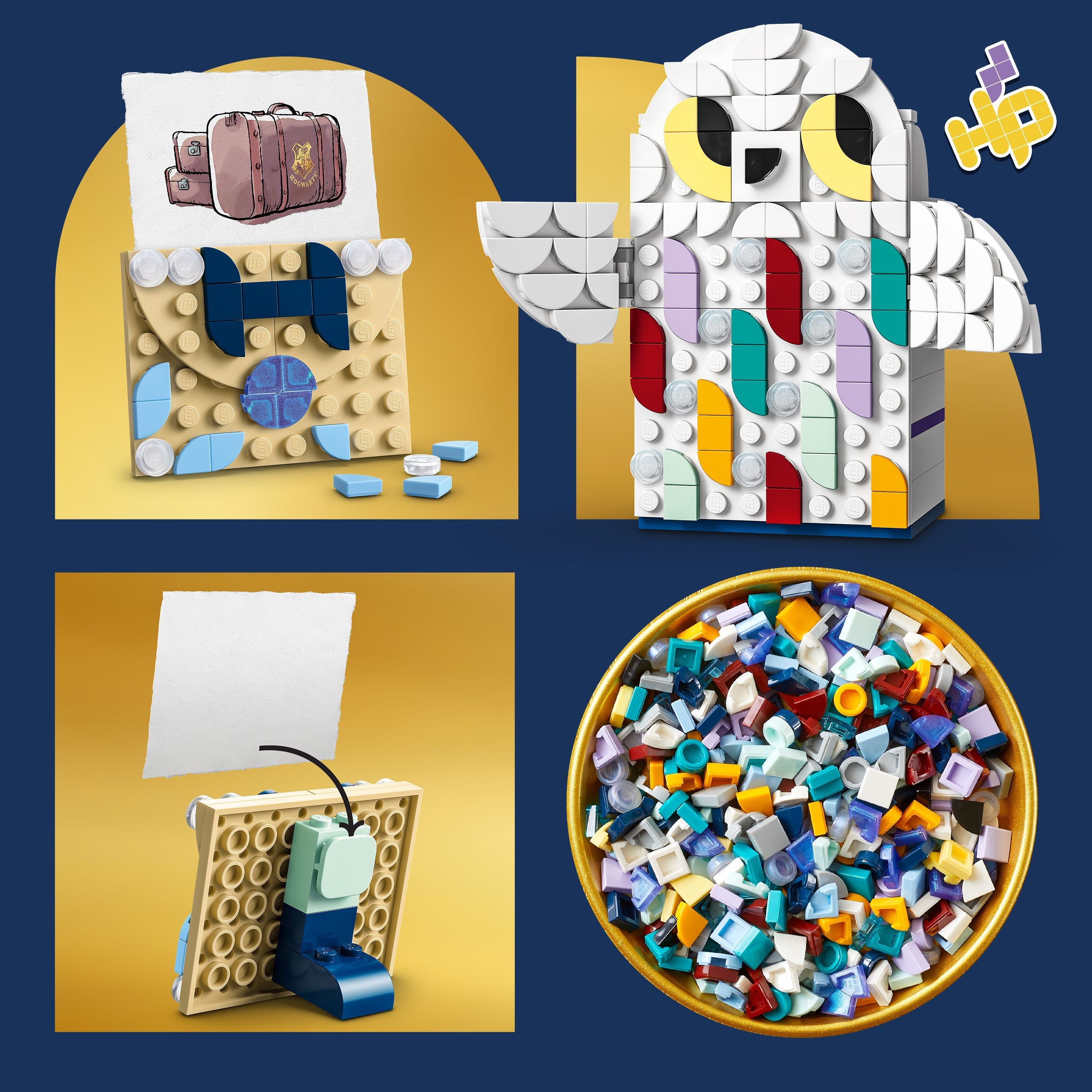 Конструктор LEGO DOTs Гедвіґа. Підставка для олівців, 518 деталей (41809) - фото 12