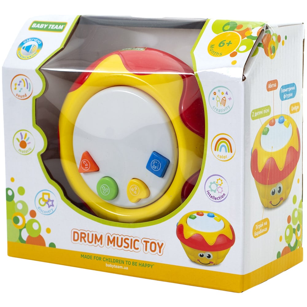 Іграшка музична Baby Team Барабан (8643) - фото 3