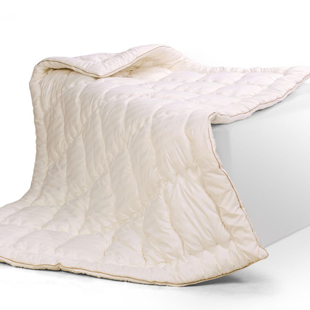 Одеяло шерстяное MirSon Gold Silk Hand Made №168, демисезонное, 220x240 см, белое - фото 5