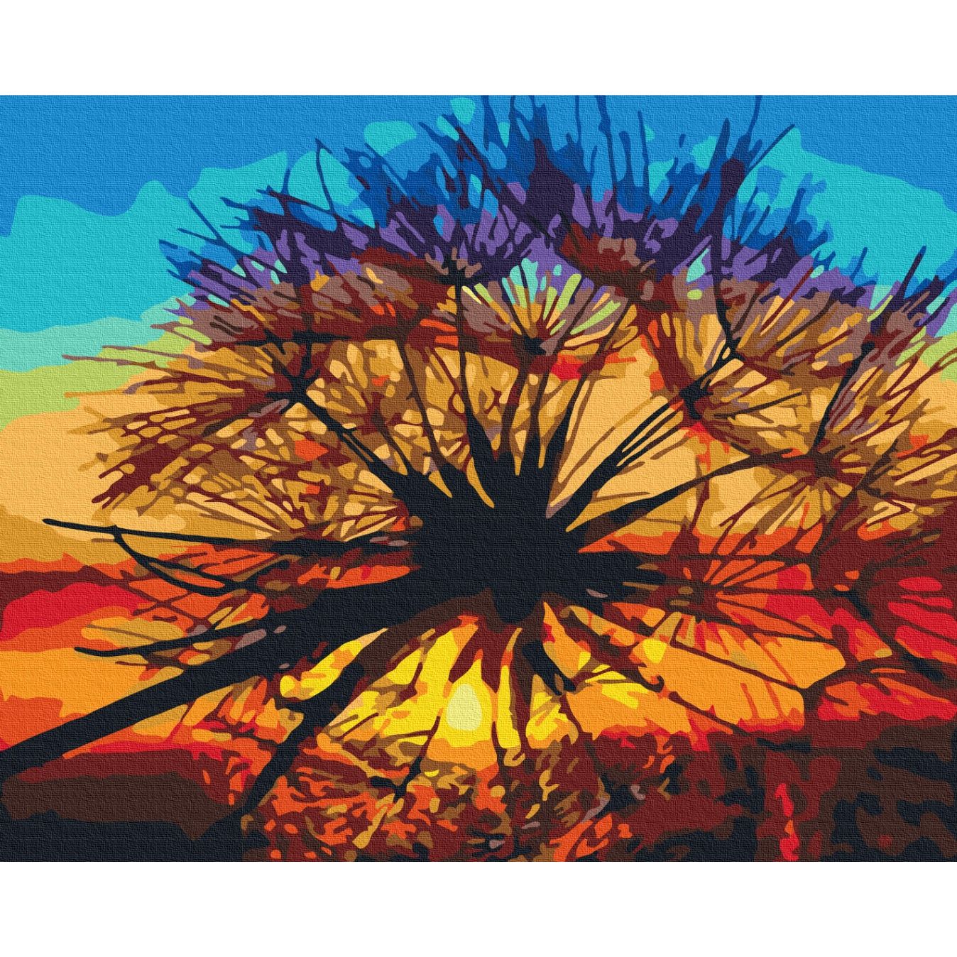 Картина за номерами Кульбаба на заході літа Brushme 40x50 см різнокольорова 000276518 - фото 1