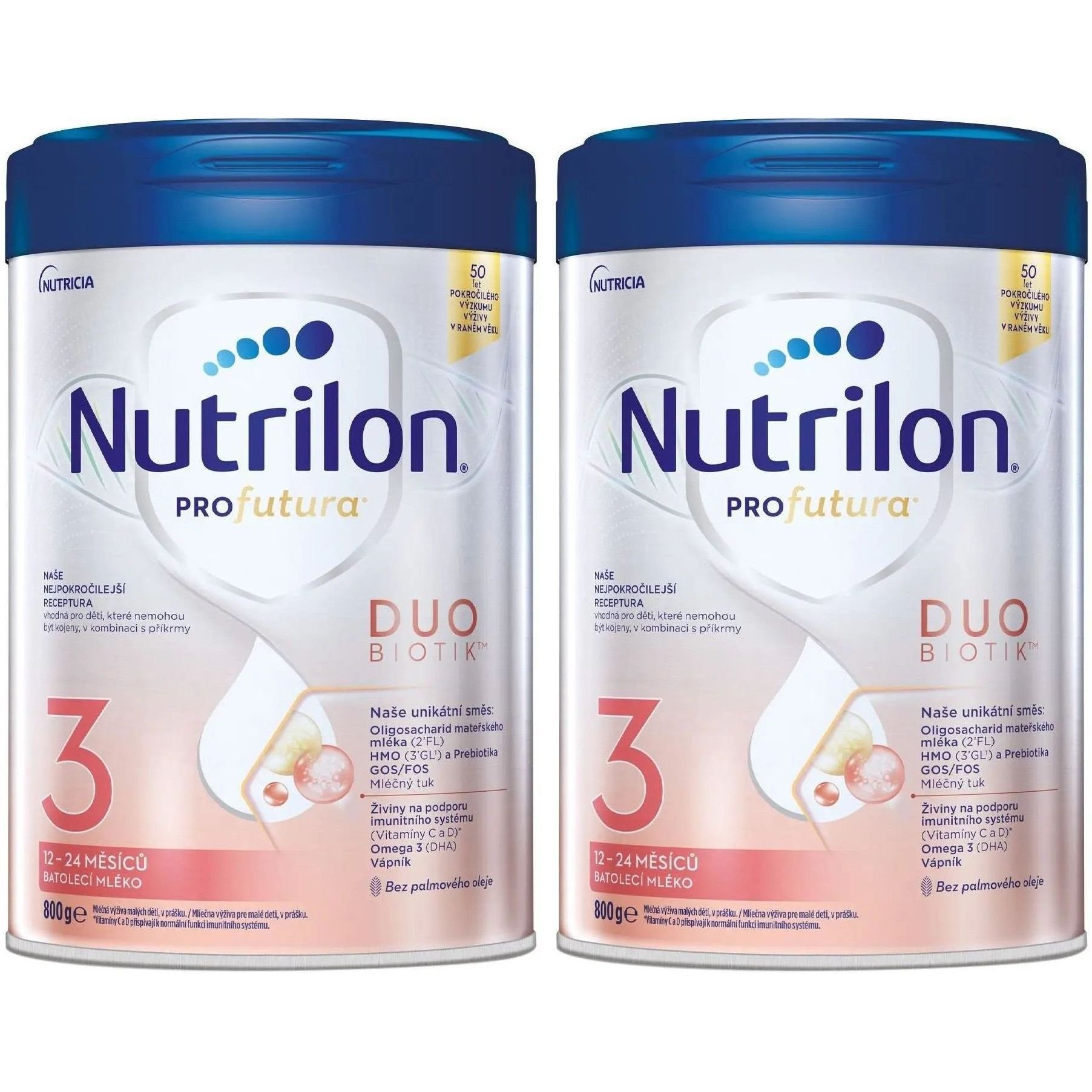 Суміш молочна суха Nutrilon Profutura 3, 1.6 кг (2 шт. по 800 г) - фото 1