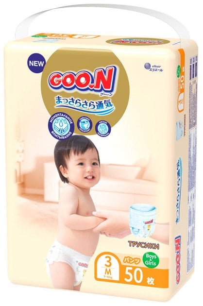 Підгузки-трусики Goo.N Premium Soft 3 (7-12 кг), 50 шт. - фото 2