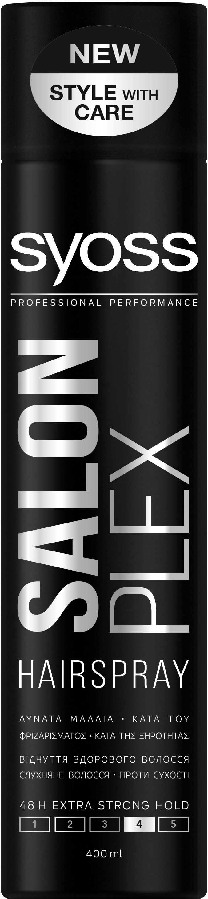 Лак для волосся Syoss Salon Plex Фіксація 4, 400 мл - фото 1