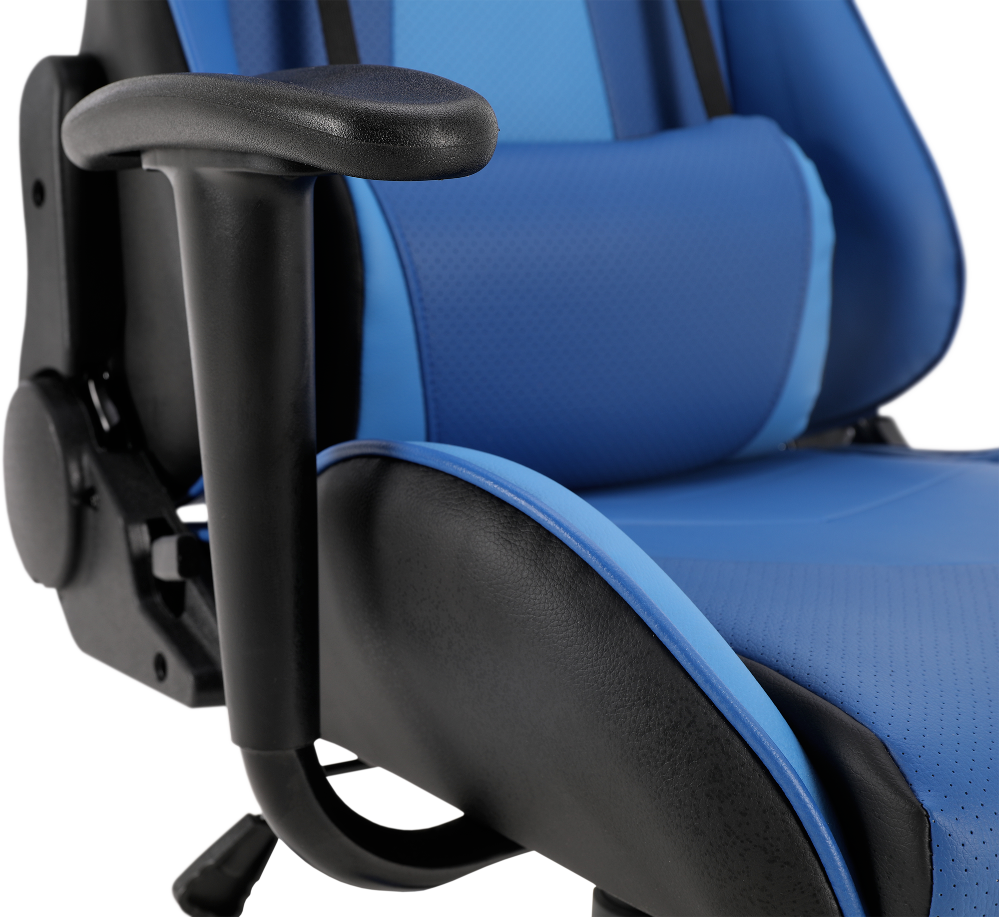 Геймерское кресло GT Racer черное с синим (X-2317 Black/Dark Blue) - фото 11