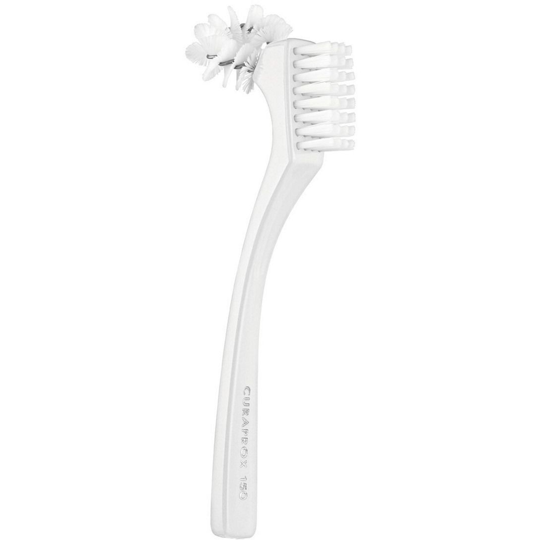 Щетка Curaprox BDC 150 для ухода за съемными зубными протезами белая - фото 1