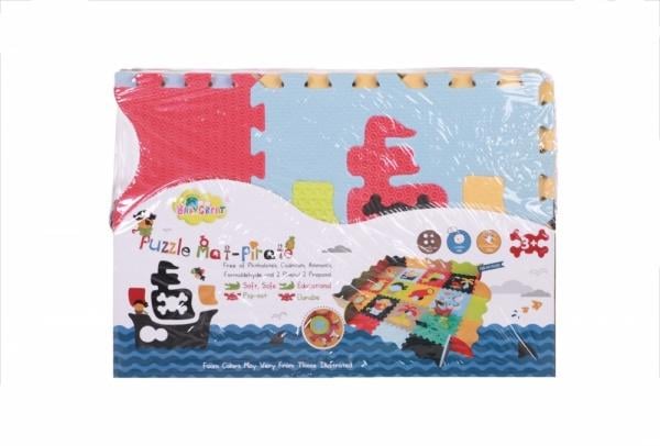 Дитячий розвиваючий ігровий килимок-пазл Baby Great Пригода піратів, з бортиком, 153х122 см (GB-M1501Е) - фото 7