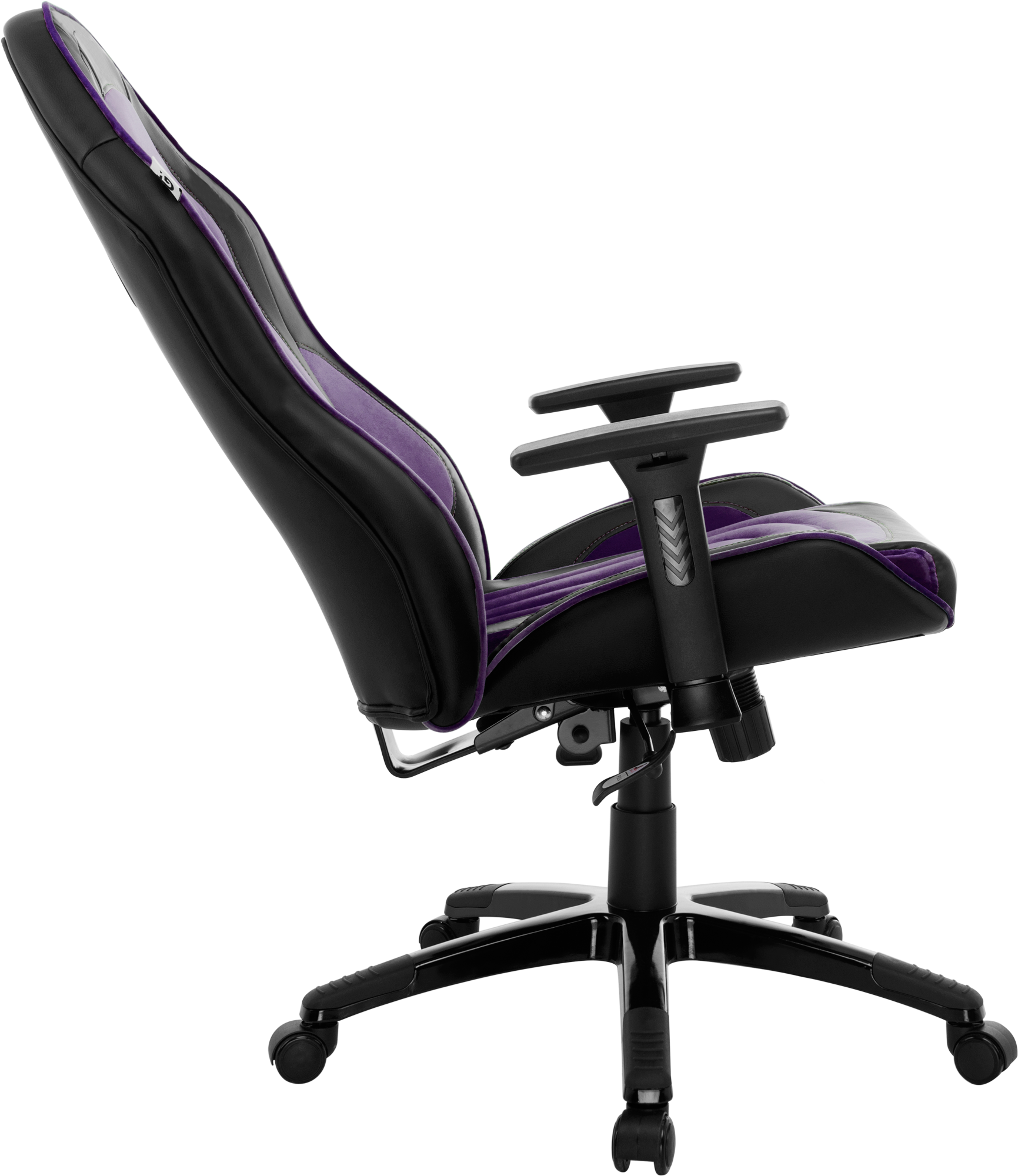 Геймерське крісло GT Racer чорне з фіолетовим (X-2645 Black/Violet) - фото 4