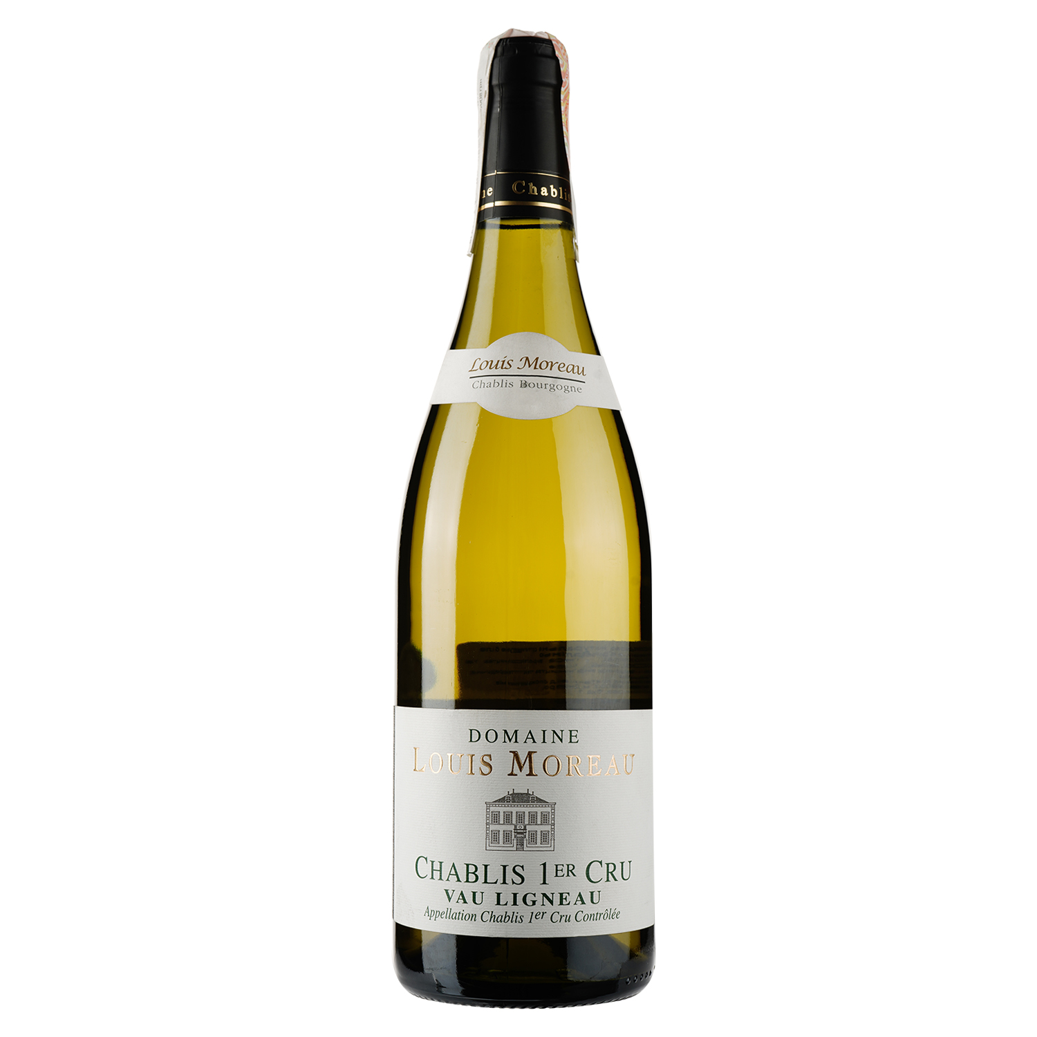 Вино Domaine Louis Moreau Chablis Premier Cru Les Fourneaux, белое, сухое, 12,5%, 0,75 л (37492) - фото 1
