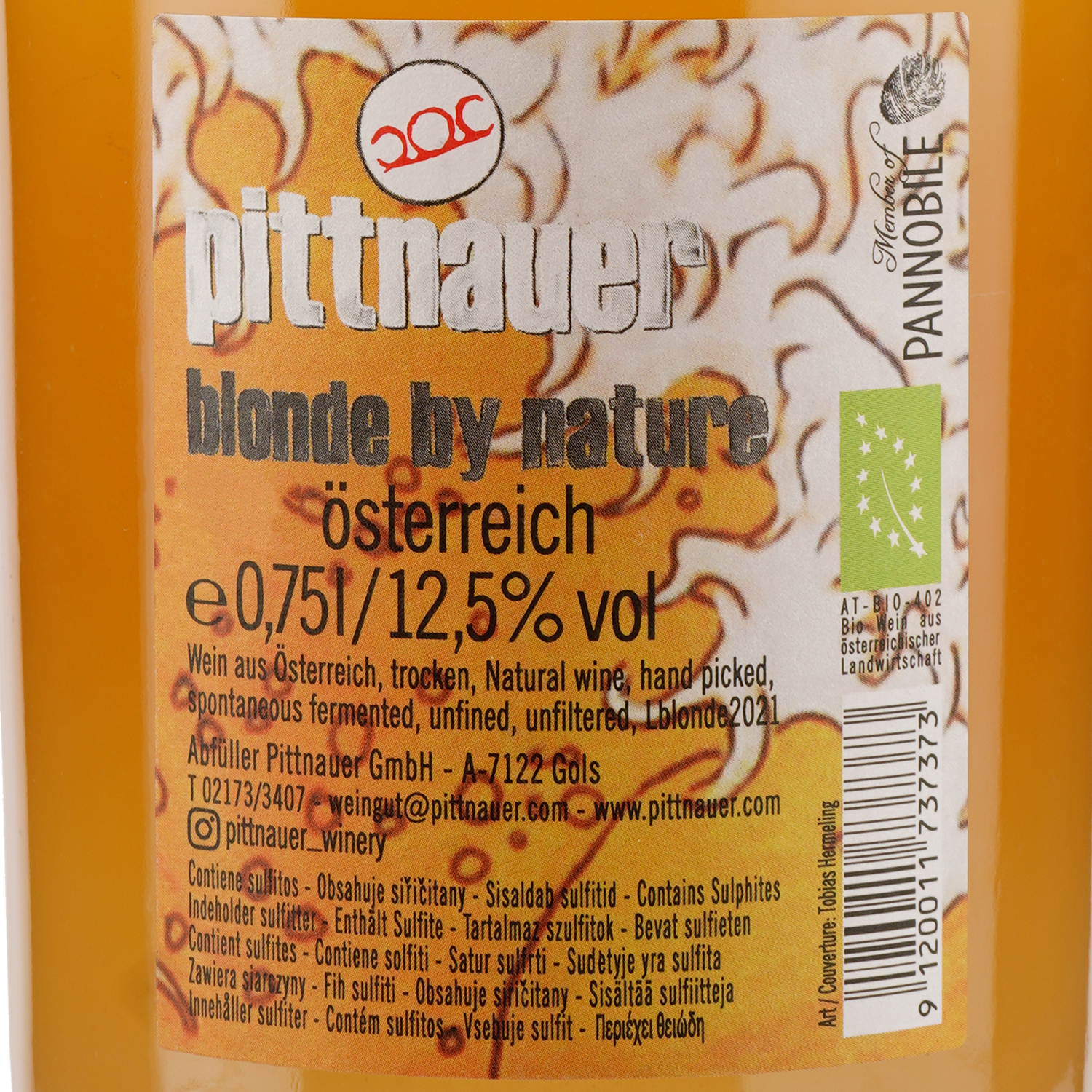 Вино Pittnauer Blonde by Nature біле сухе 0.75 л - фото 3
