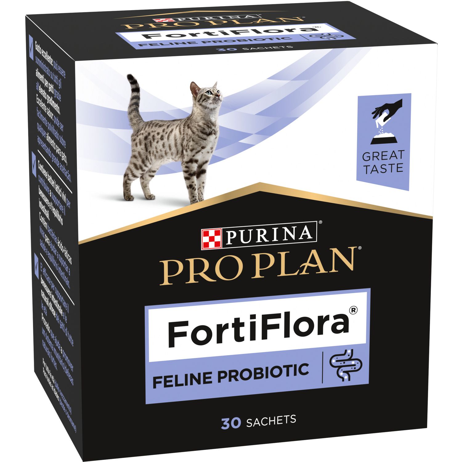 Кормовая добавка с пробиотиком Purina Pro Plan FortiFlora для взрослых кошек и котят для поддержания нормальной миклофлоры желудочно-кишечного тракта 30 г (30 шт. х 1 г) (12381923) - фото 2