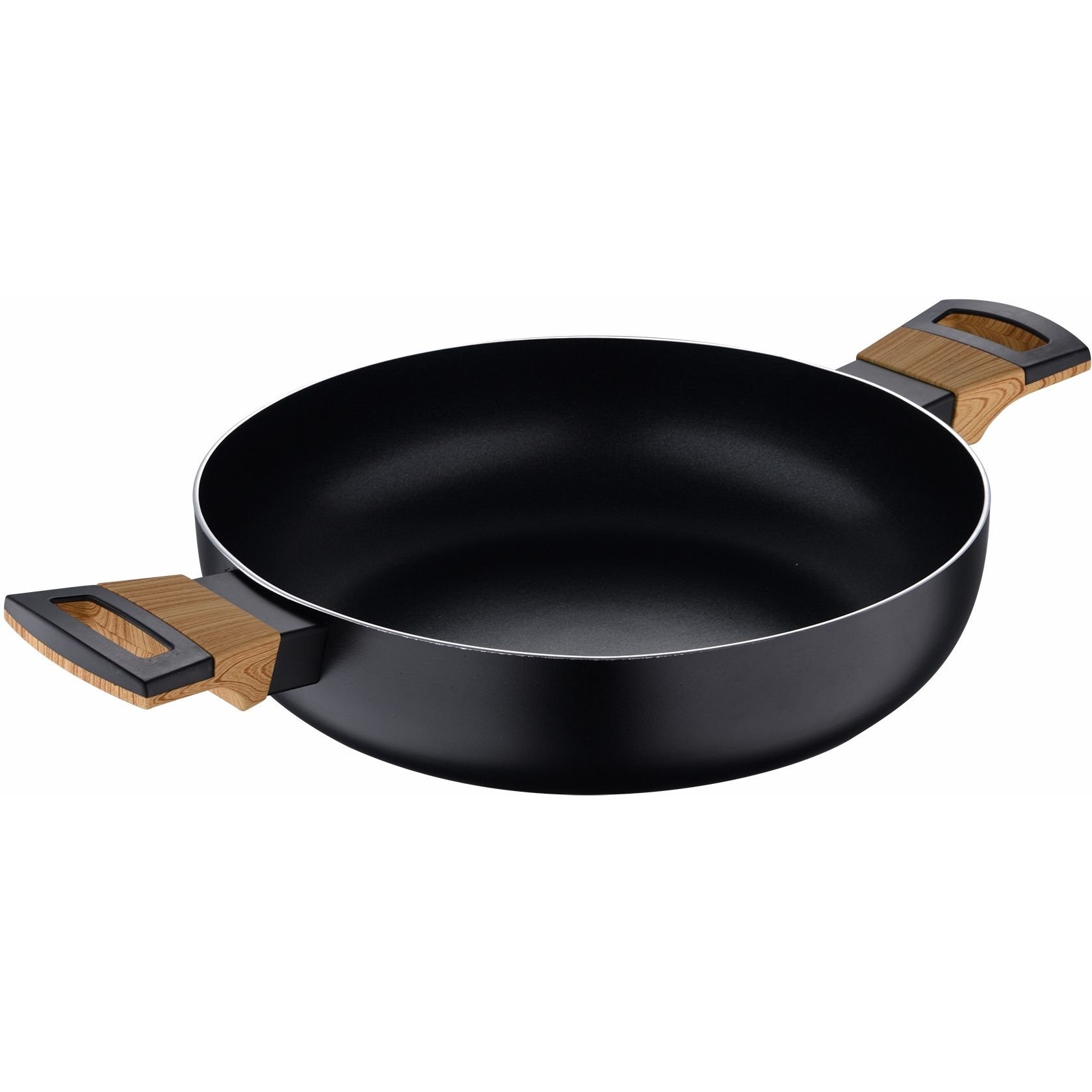 Сотейник с крышкой Bergner Earth Black 28 см (BG-32038-BK) - фото 3