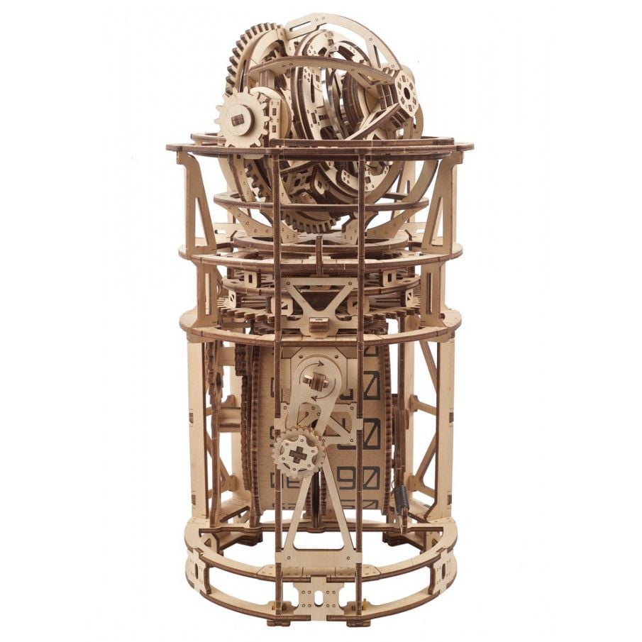 Механічний 3D Пазл Ukrainian Gears Астроном Настільний годинник із турбійоном, 338 елементів (70162) - фото 5