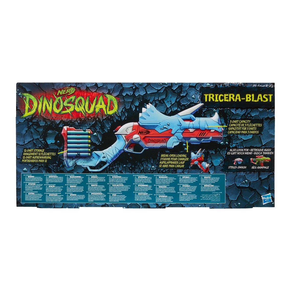 Бластер Hasbro Nerf Dino Тricera-Blast (F0803) - фото 10