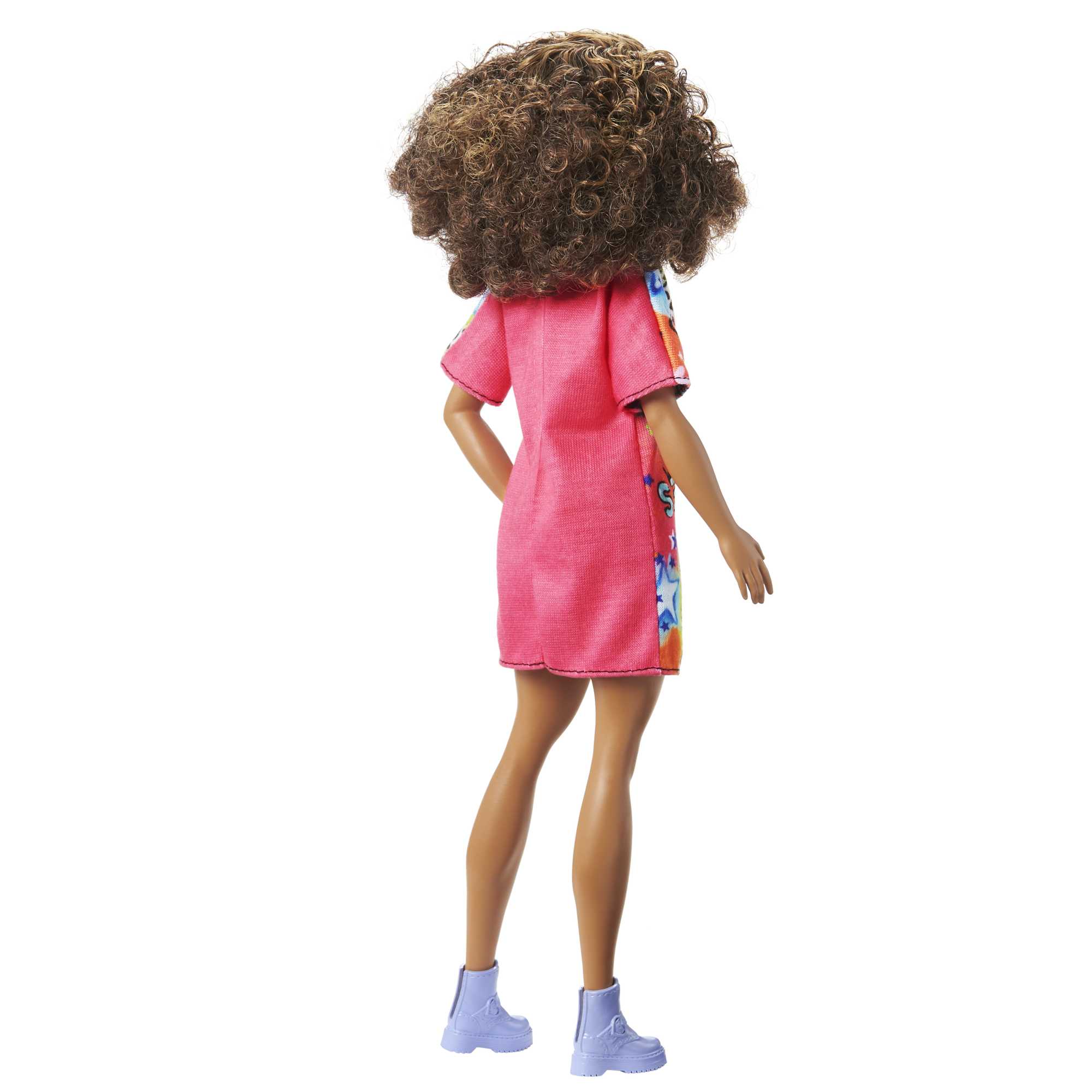 Кукла Barbie Модница в ярком платье-футболке (HJT00) - фото 2