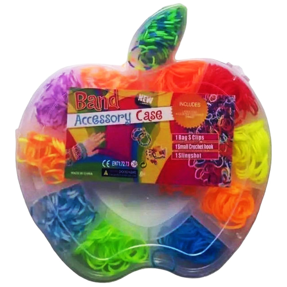 Набір гумок для плетіння G-Toys Яблуко 11 кольорів (2017278320) - фото 1