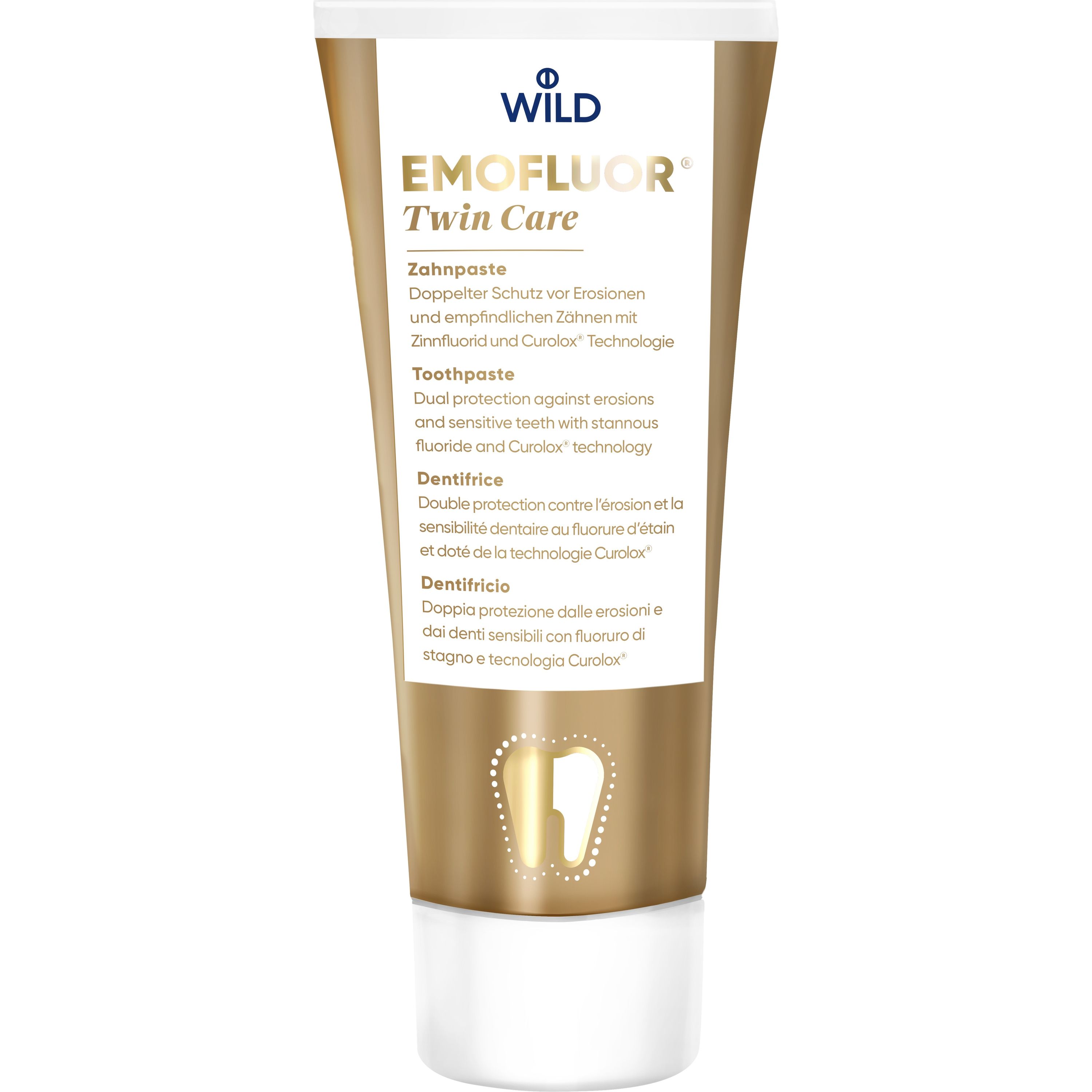 Зубна паста Dr. Wild Emofluor Pro Twin Care 75 мл - фото 1