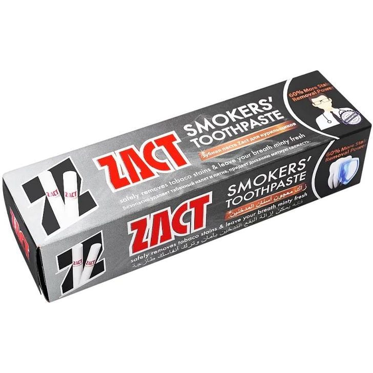 Зубна паста ZACT Smokers, для курців, 100 г - фото 1