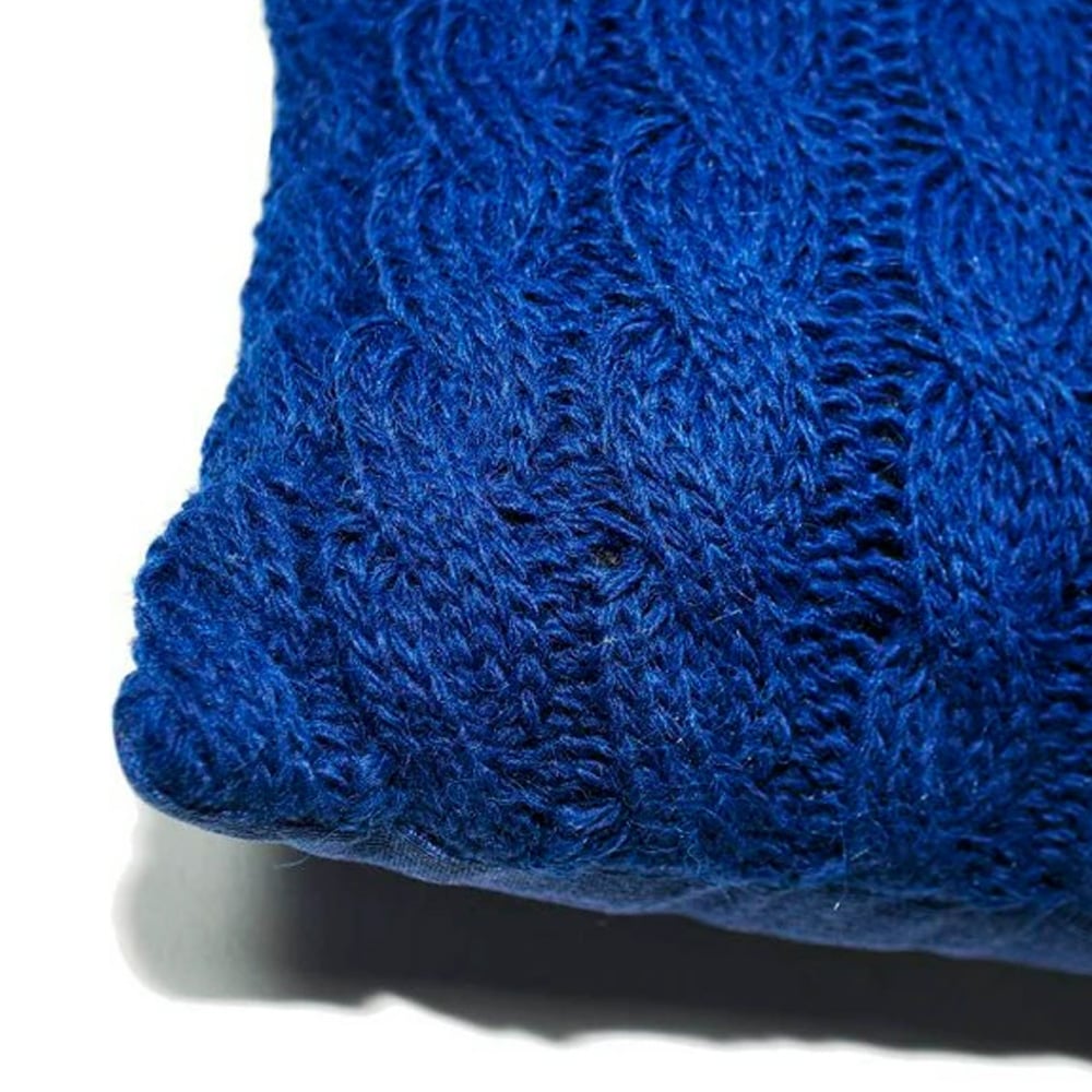 Подушка декоративная Прованс Косы, 33х33 см, синий (27421) - фото 2