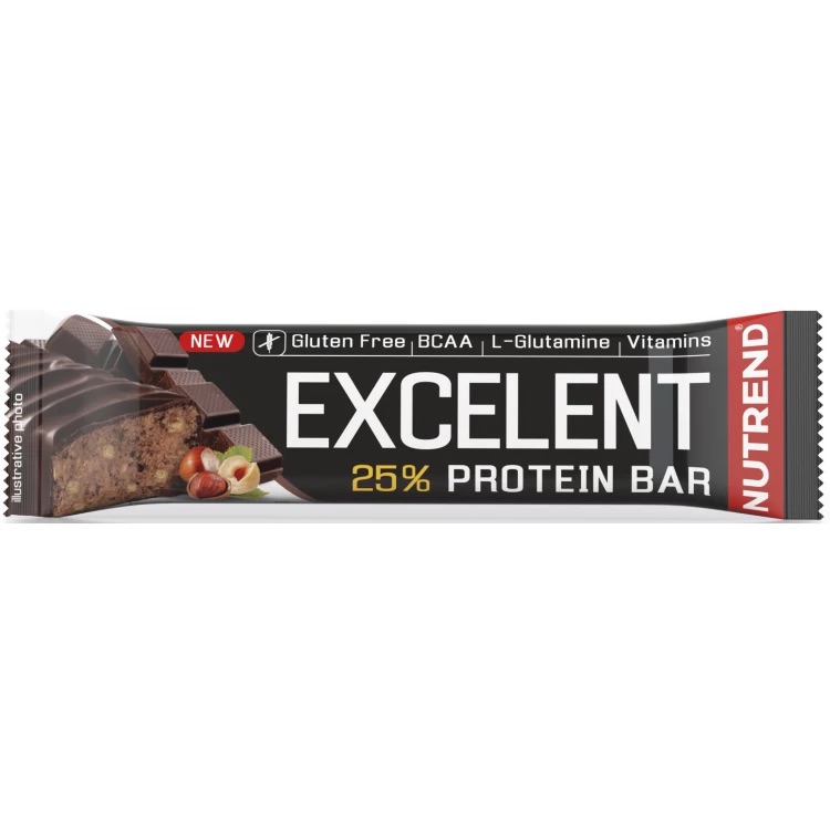 Батончик протеїновий Nutrend Excelent Protein Bar шоколад-горіх 85 г - фото 1