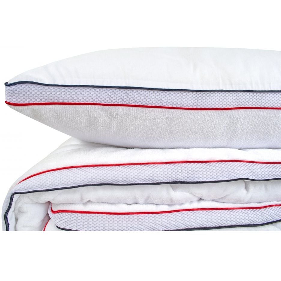 Ковдра з подушкою Karaca Home Climate, 215х155 см, біла (svt-2000022284615) - фото 2