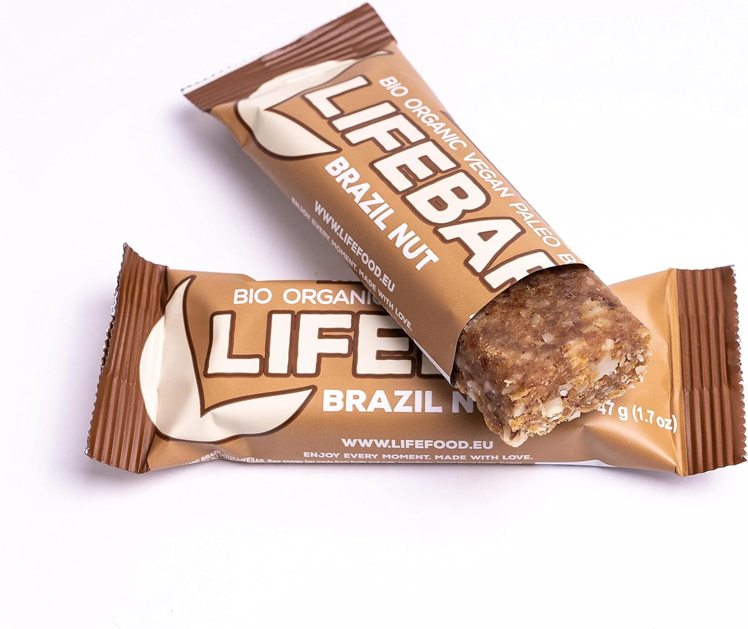 Батончик Lifefood Lifebar енергетичний з бразильським горіхом органічний 47 г - фото 2