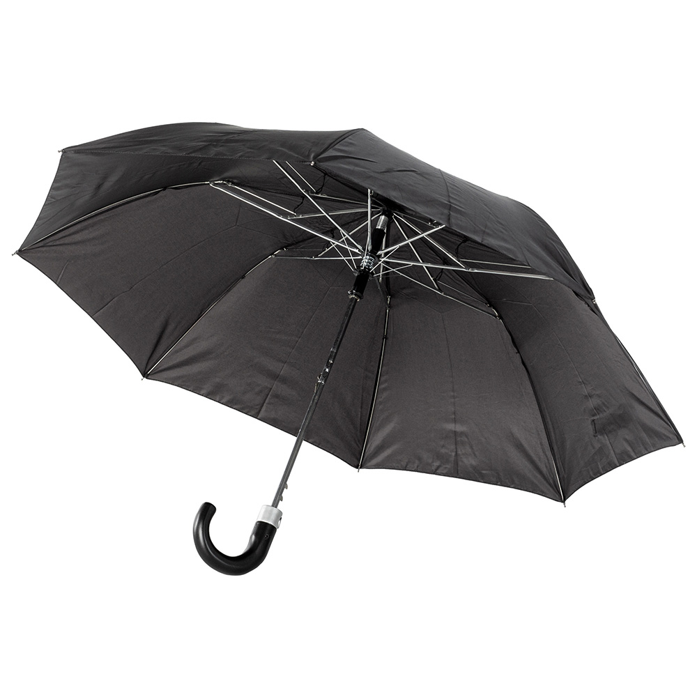 Мужской складной зонтик полуавтомат Incognito 94 см черный - фото 3