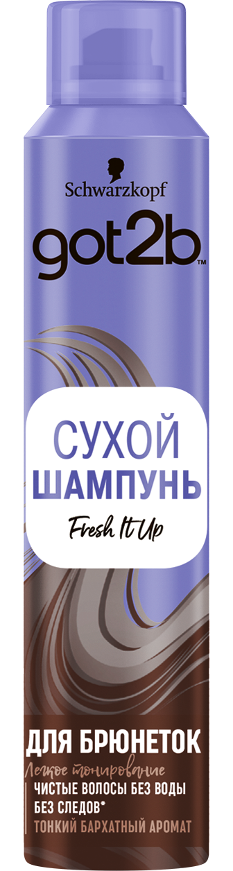 Сухий шампунь Got2b Fresh it Up! Гарячий шоколад, для брюнеток, 200 мл - фото 1