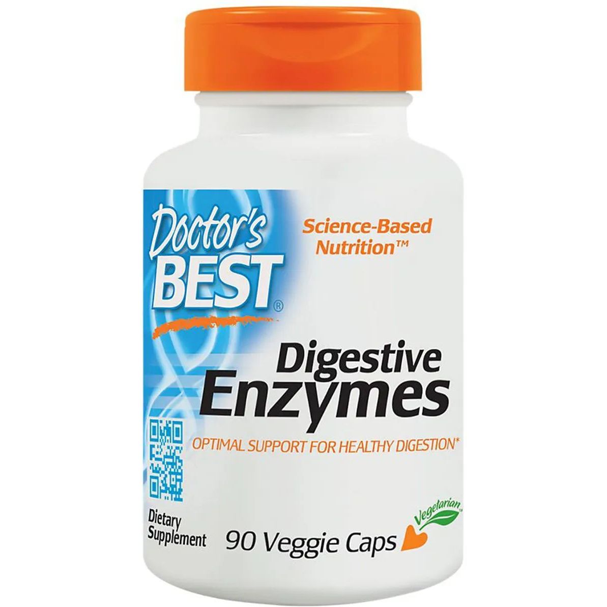 Пищеварительные ферменты Doctor's Best Digestive Enzymes вегетарианские 90 капсул - фото 1