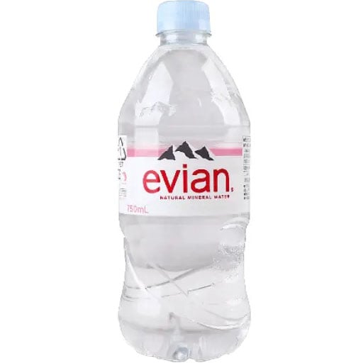 Вода минеральная Evian натуральная негазированная 0.75 л (896500) - фото 1