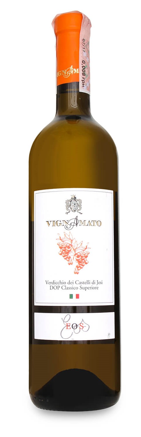 Вино Vignamato Verdicchio dei Castelli di Jesi DOP Classico Superiore, 13,5%, 0,75 л (691904) - фото 1