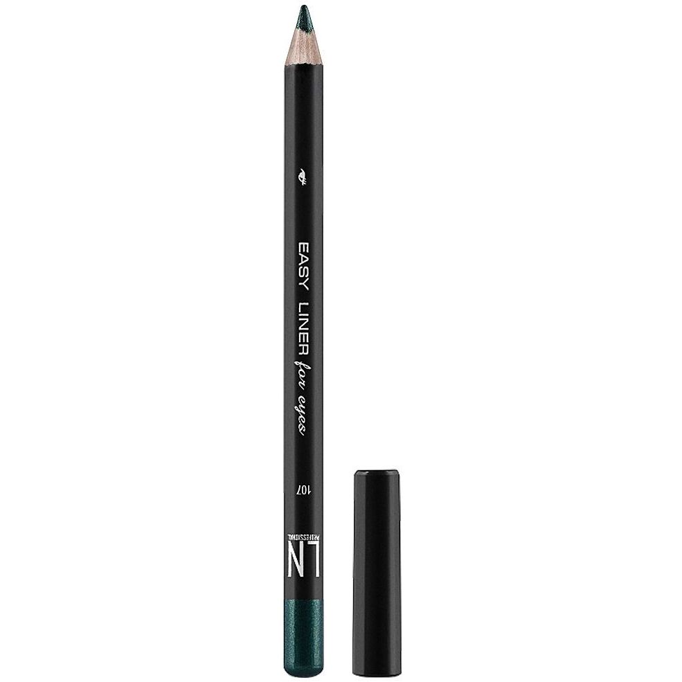 Карандаш для глаз LN Professional Easy Liner Eye Pencil тон 107 (Sophisticated Emerald) 1.7 г - фото 1