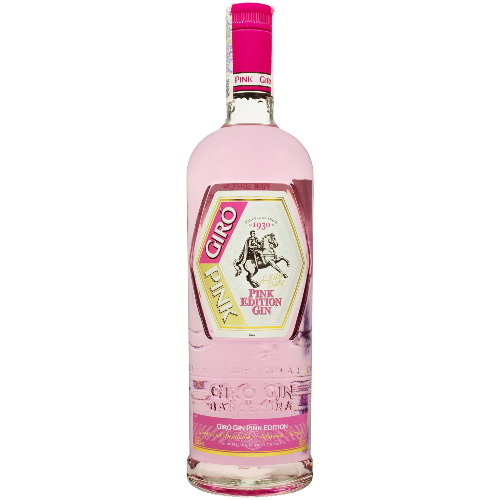 Джин Giro Pink 37.5% 1 л - фото 1