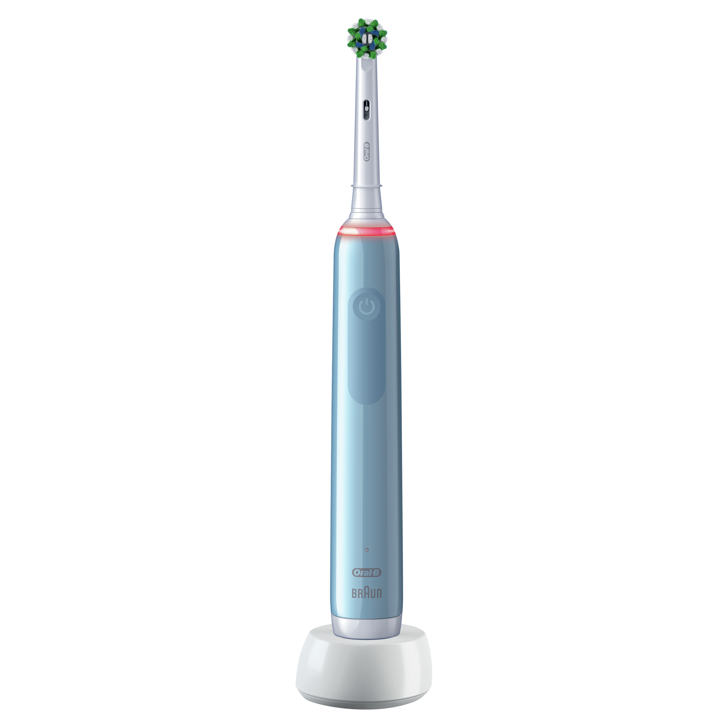 Электрическая зубная щётка Oral-B Pro 3 3000 СrossAсtion, синяя - фото 3