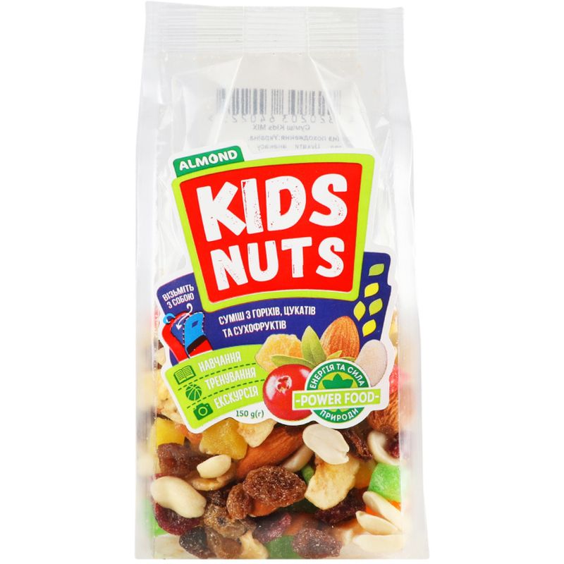 Суміш горіхів та сухофруктів Almond Kids Nuts 150 г (917586) - фото 3