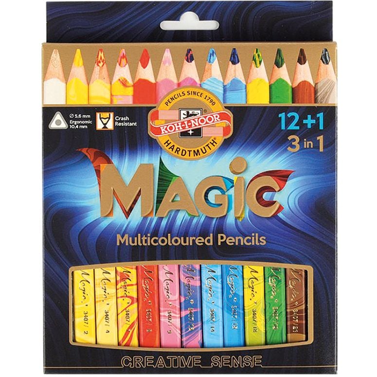 Набір кольорових олівців Koh-i-Noor Magic 12 шт. (340801) - фото 1