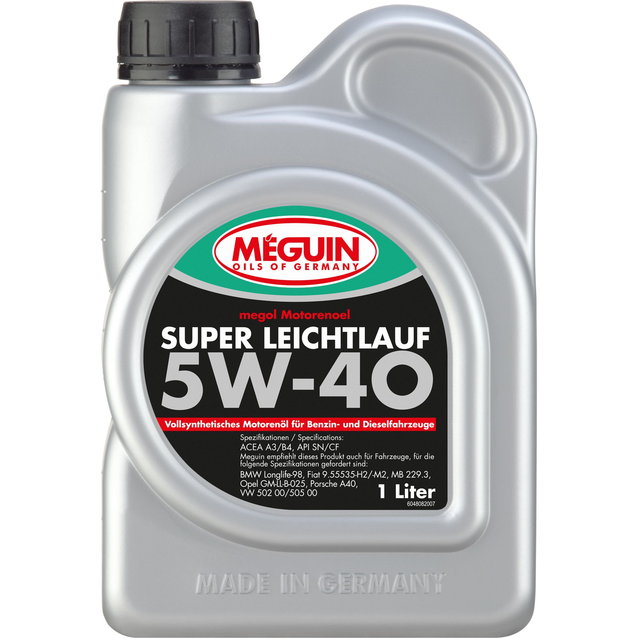 Моторные масла Meguin Super Leichtlauf 5W-40 1 л - фото 1