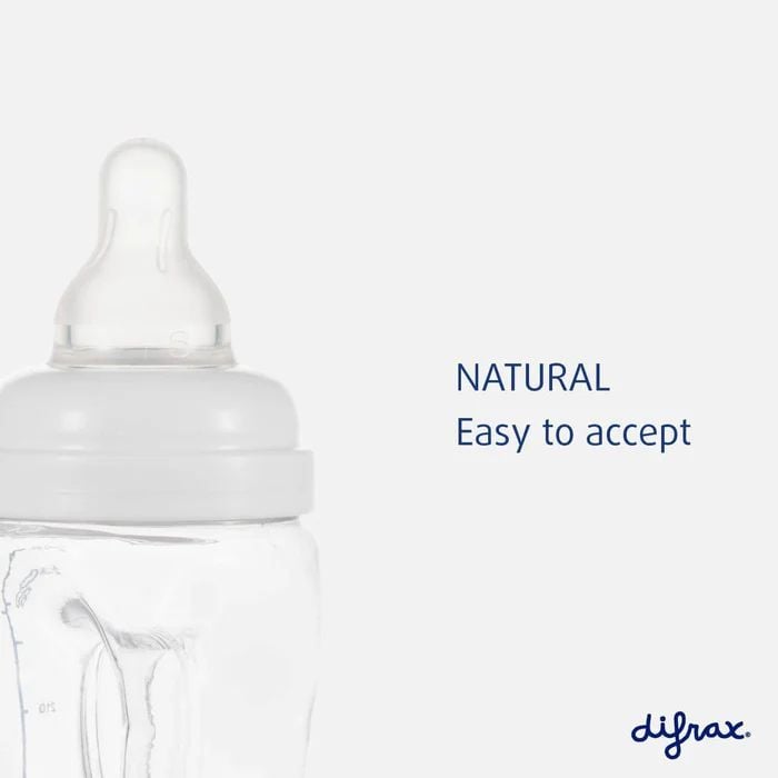 Антиколиковая бутылочка Difrax Sage с силиконовой соской и проемом для держания 240 мл (193 Sage) - фото 4