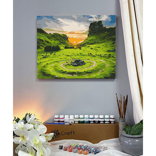 Картина за номерами ArtCraft Долина Фей Шотландія 40x50 см (10511-AC) - фото 4