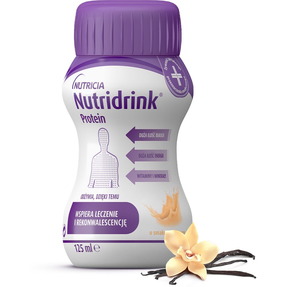 Энтеральное питание Nutricia Nutridrink Protein Vanilla flavour со вкусом ванили 4 шт. х 125 мл - фото 2