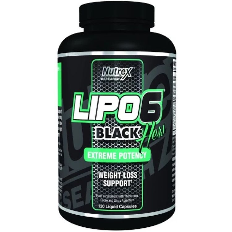 Жиросжигатель Nutrex Research Lipo-6 Black Hers 120 капсул - фото 1