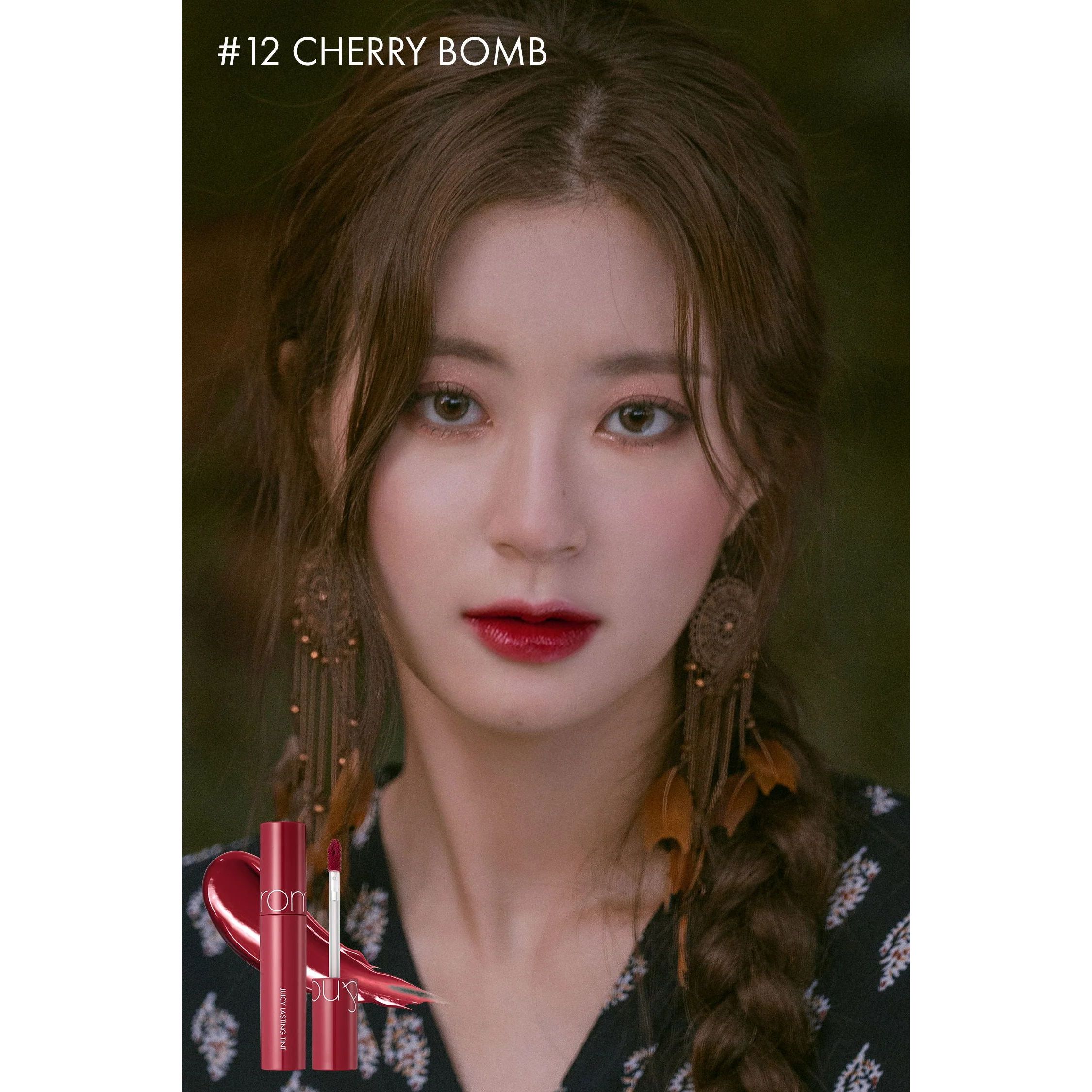 Тінт для губ Rom&nd Juicy Lasting Tint 12 Cherry Bomb 5.5 г - фото 5