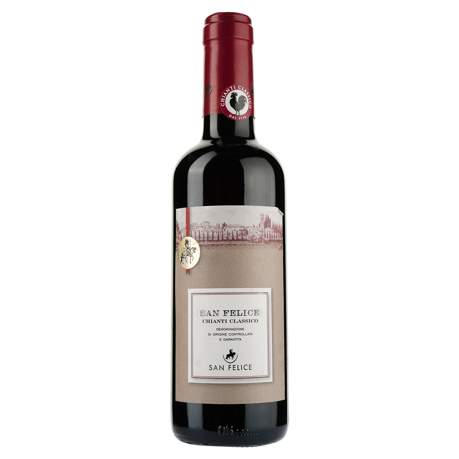 Вино San Felice Chianti Classico DOCG, червоне, сухе, 13% 0,375 л - фото 1