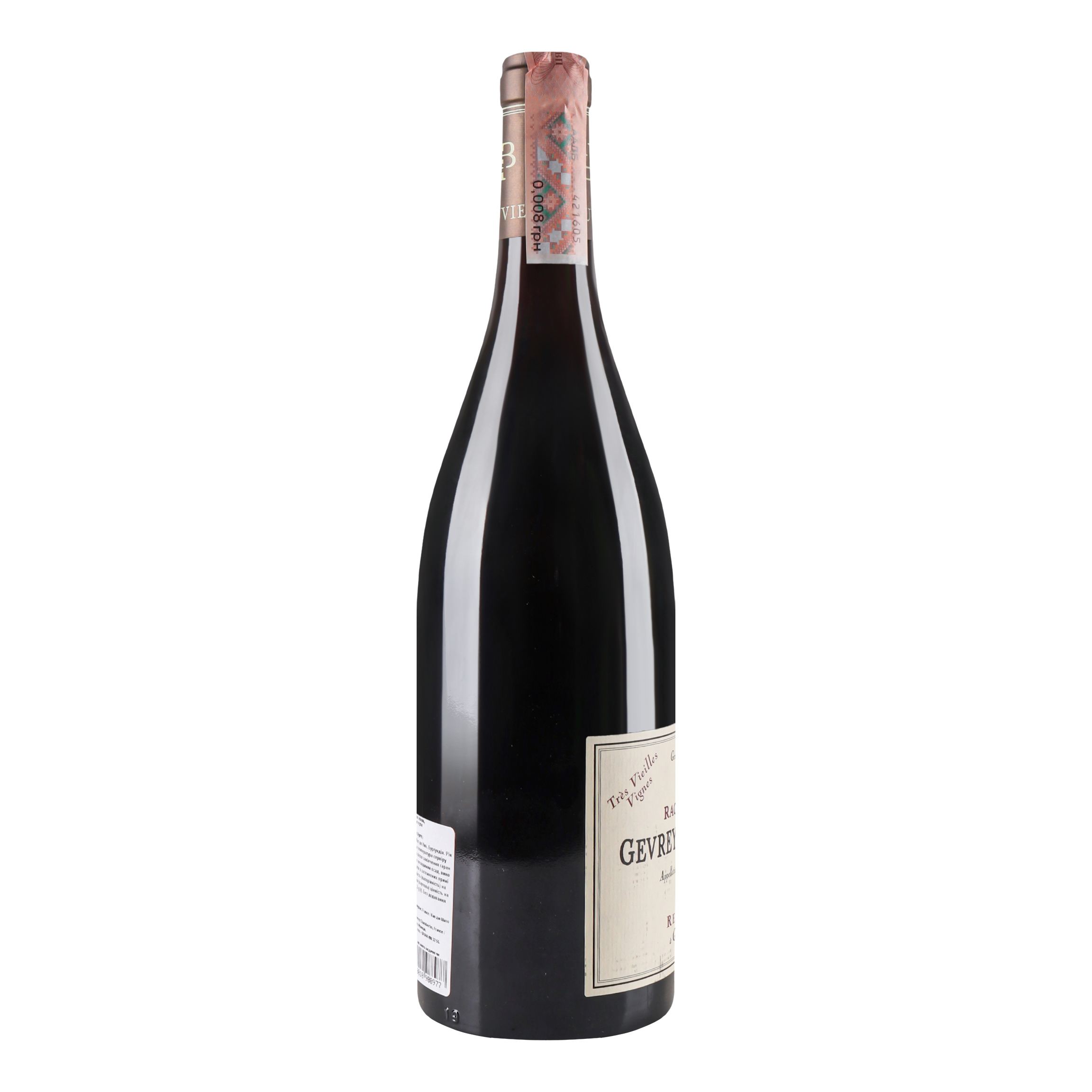 Вино Domaine Rene Bouvier Gevrey-Chambertin Racine du Temps Tres Vieilles Vignes 2016 АОС/AOP, 13%, 0,75 л (776104) - фото 4