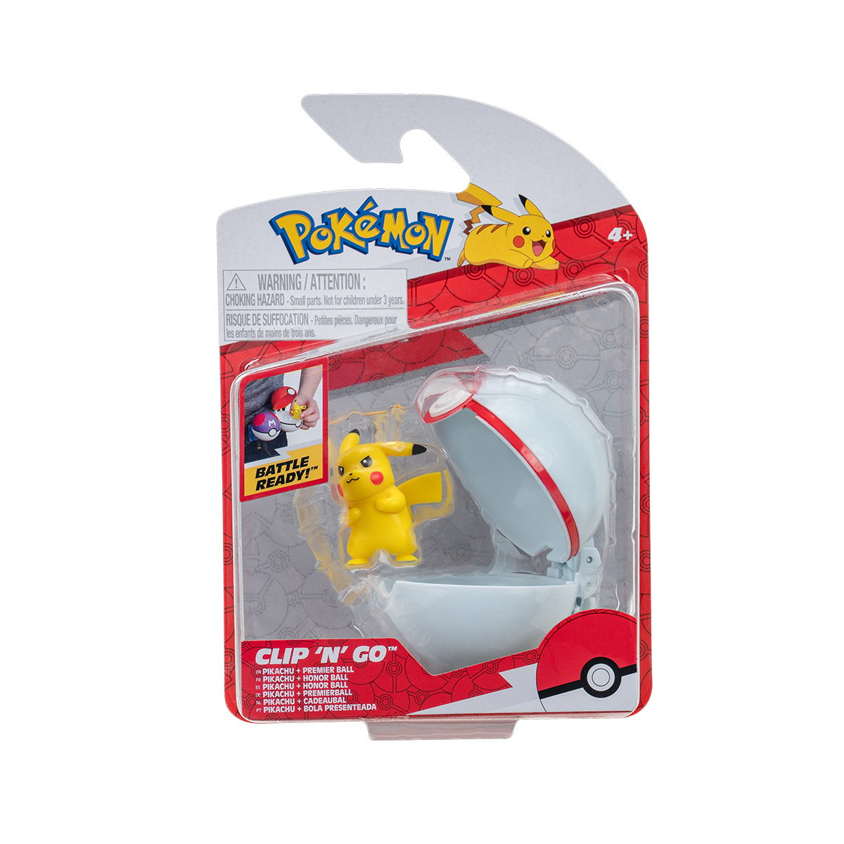 Игровой набор Pokemon W13 Clip N Go Pikachu + Premier Ball (PKW2664) - фото 5