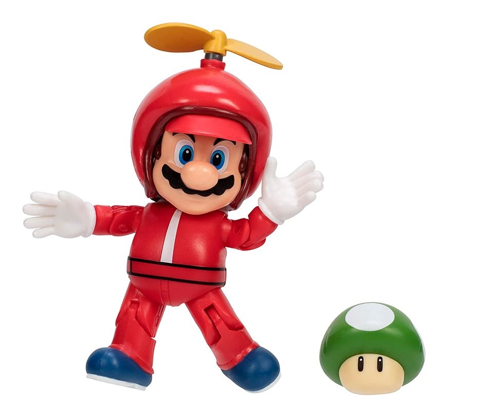 Игровая фигурка Super Mario Пропеллер Марио, с артикуляцией, 10 см (40827i) - фото 3