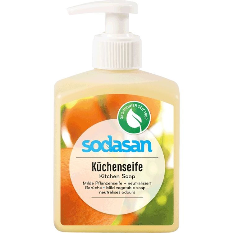 Органическое кухонное мыло для нейтрализации запахов Sodasan 300 мл (8036) - фото 1