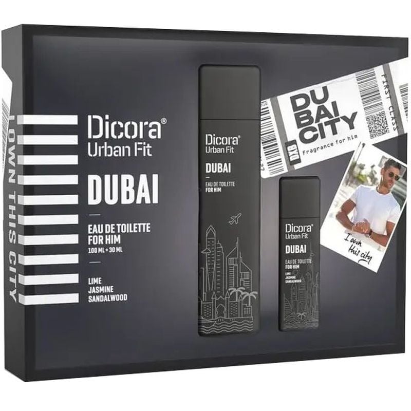 Набор Dicora Urban Fit Dubai: Туалетная вода 100 мл + Туалетная вода 30 мл (8429871992627) - фото 1